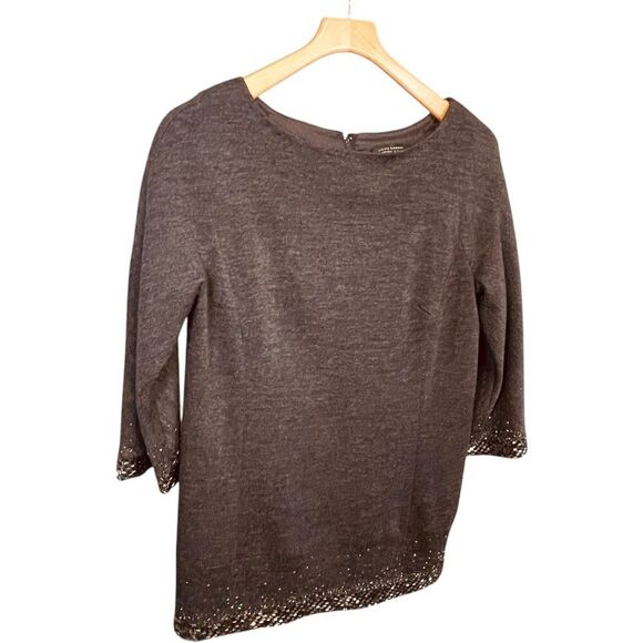 Rickie Freeman for Teri Jon Long-sleeved Embellished Mini Dress - Picture 4 of 12